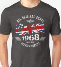50th Birthday 1968 UK Unisex T-Shirt