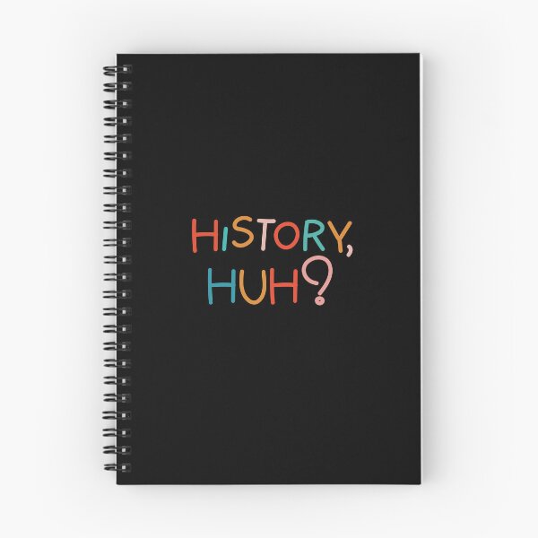 Aperçu de l'œuvre L'histoire, hein ?. Texte coloré créée et vendue par NumbleRay.