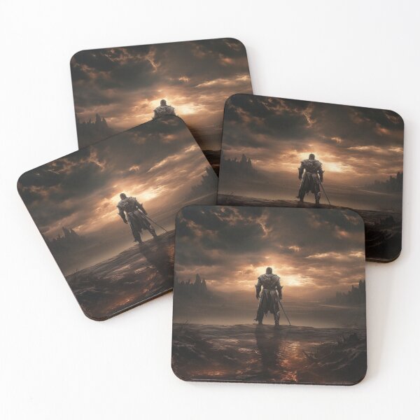 Item preview, A brave knight standing against the forces of darkness image #2 designed and sold by Demonik-Art.