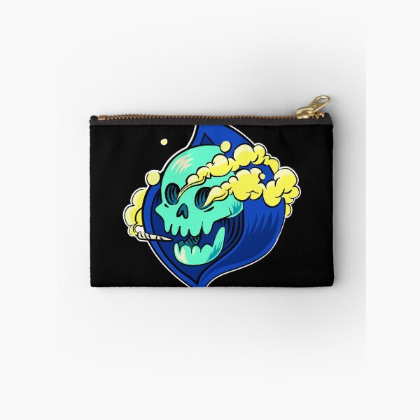 Item preview, Cartoon Skull Smoking Weed (Minimal Version) designed and sold by DaFkApparel.