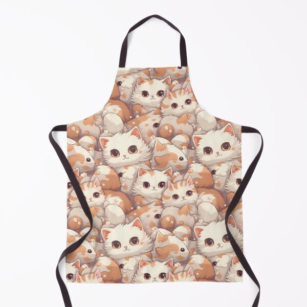 Item preview, Adorable Cat Artistry Seamless Pattern designed and sold by AlienSkinEyes.