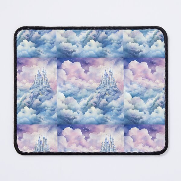 Item preview, Whimsical Watercolor Castle Clouds designed and sold by Piyakan.
