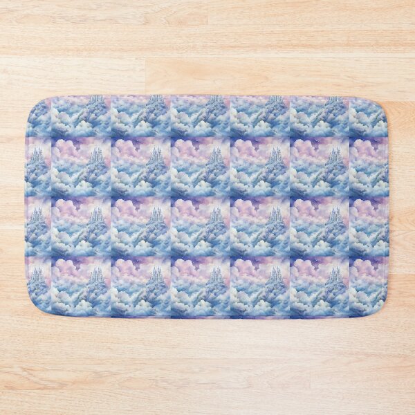Item preview, Whimsical Watercolor Castle Clouds designed and sold by Piyakan.