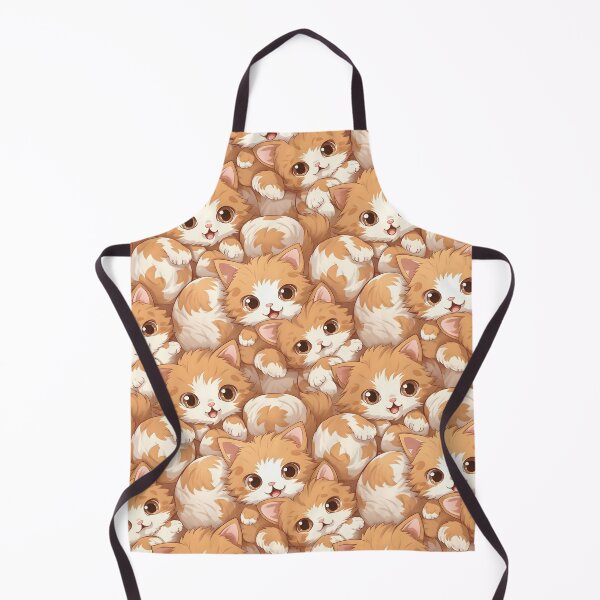 Item preview, Adorable Cat Artistry Seamless Pattern designed and sold by AlienSkinEyes.