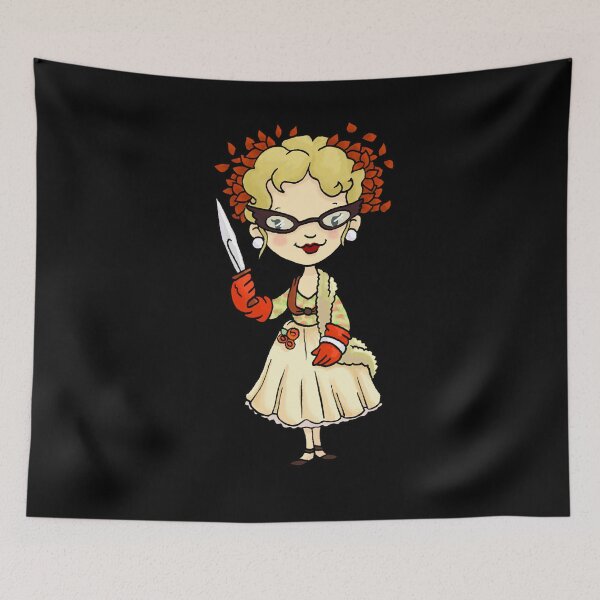 Item preview, ITS A CLUE! Was it Mrs. Peacock with the KNIFE  designed and sold by DAVIDOATRIGHT.