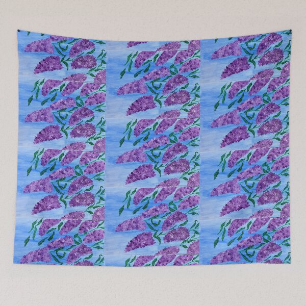 Item preview, Purple Buddleia Flowers designed and sold by Ruth Breen Artwork .