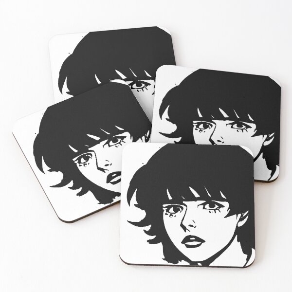 Item preview, Drawing of a girl in black and white designed and sold by DorianSlate.
