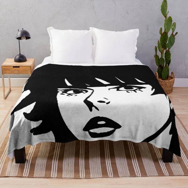 Item preview, Drawing of a girl in black and white designed and sold by DorianSlate.