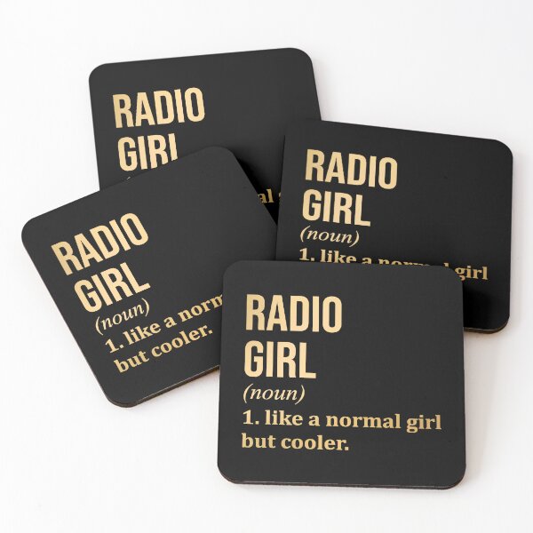 Item preview, Radio Girl Definition in Gold designed and sold by XCIV.