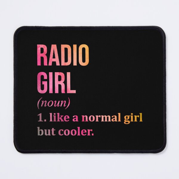 Item preview, Radio Girl Definition in Watercolor designed and sold by XCIV.