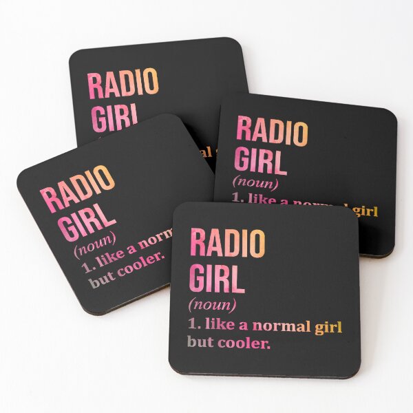 Item preview, Radio Girl Definition in Watercolor designed and sold by XCIV.