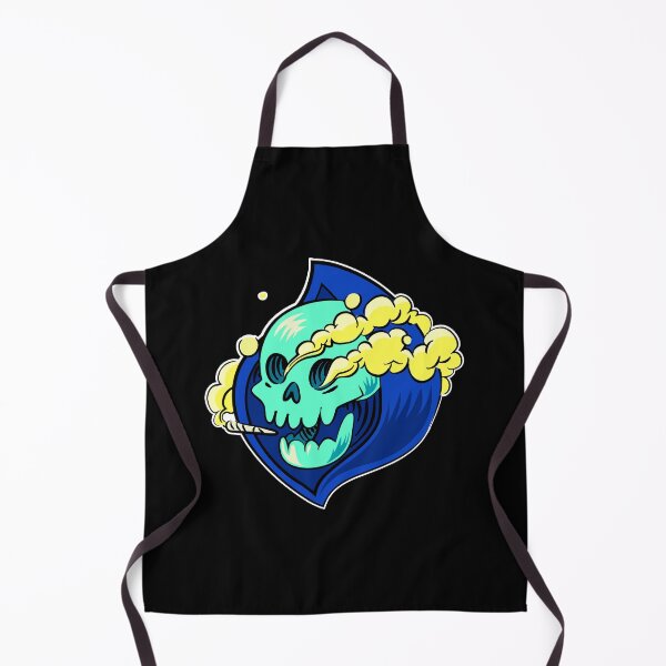 Item preview, Cartoon Skull Smoking Weed (Large Version) designed and sold by DaFkApparel.