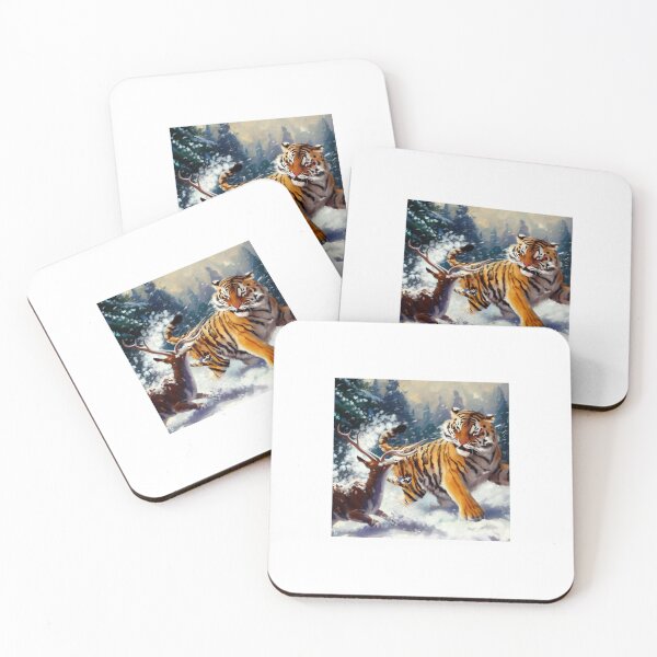 Item preview, Tiger hunting Antelope designed and sold by MidasTinge.