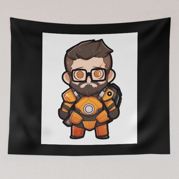 Artikelvorschau, Gordon Freeman – Half Life – Chibi entworfen und verkauft von Splatter-arts.