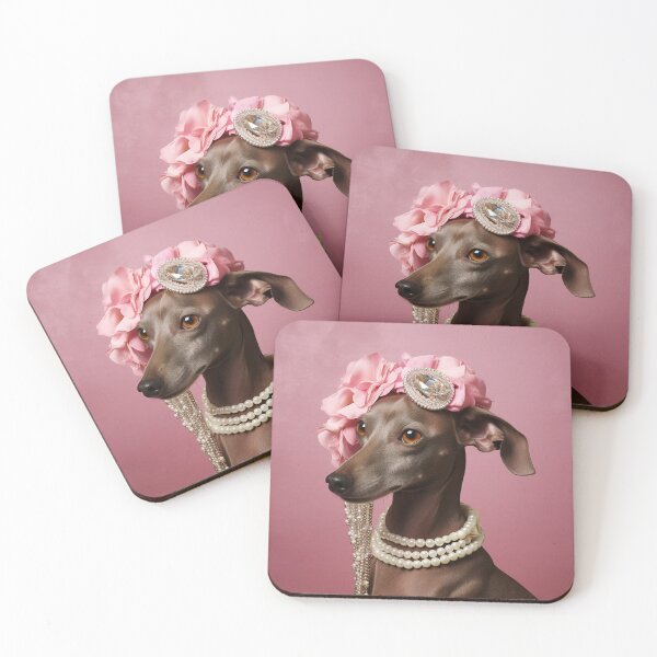 Item preview, Pretentious Pet Portrait - Pink Ladies Series designed and sold by Klickpicks.