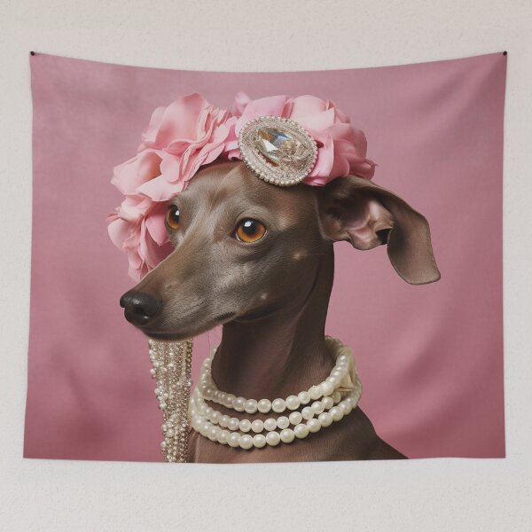 Item preview, Pretentious Pet Portrait - Pink Ladies Series designed and sold by Klickpicks.