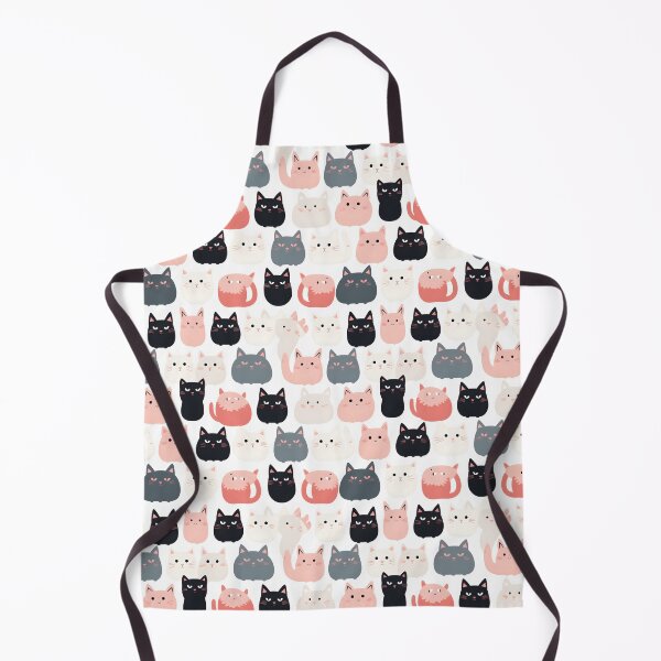 Item preview, Adorable Cat Artistry Seamless Pattern designed and sold by AlienSkinEyes.