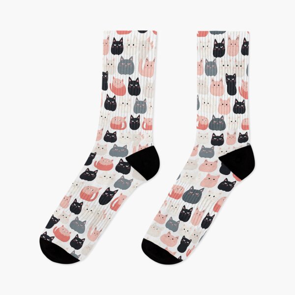 Item preview, Adorable Cat Artistry Seamless Pattern designed and sold by AlienSkinEyes.