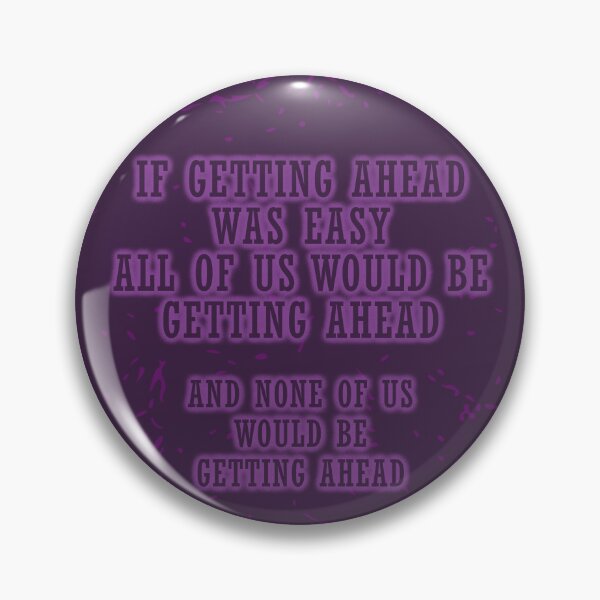 Item preview, Getting Ahead - Purple designed and sold by Fanarchist.