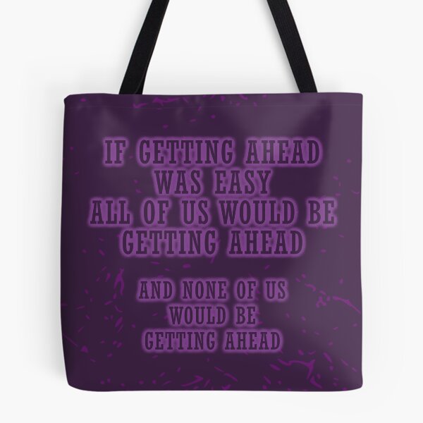 Item preview, Getting Ahead - Purple designed and sold by Fanarchist.