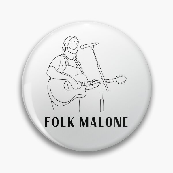 Item preview, Folk Malone Sticker designed and sold by Katie  Regan.