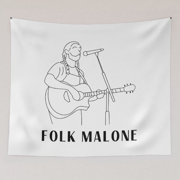 Item preview, Folk Malone Sticker designed and sold by Katie Regan.