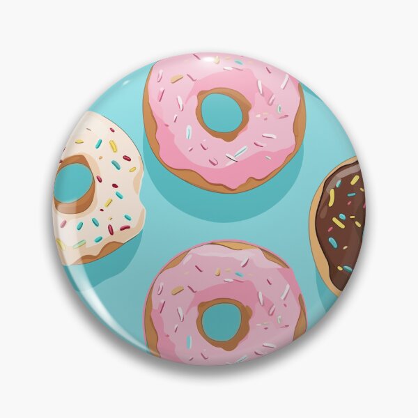 Item preview, Donut Pattern - Cute Donuts designed and sold by TheHellSong.