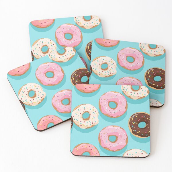 Item preview, Donut Pattern - Cute Donuts designed and sold by TheHellSong.