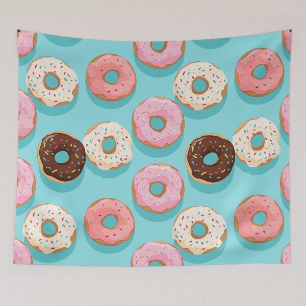 Item preview, Donut Pattern - Cute Donuts designed and sold by TheHellSong.