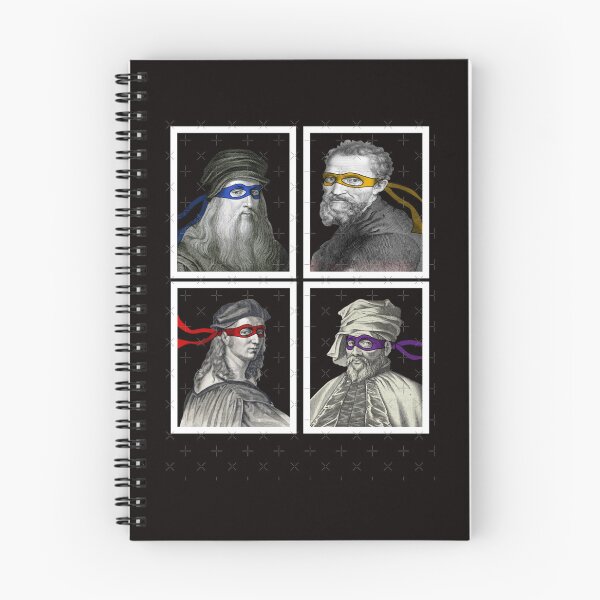Item preview, Ninja Artists Leonardo Donatello Raphael Michelangelo Parody Renaissance TMNTeonardo Donatello Rapha designed and sold by AUTBLANTON.