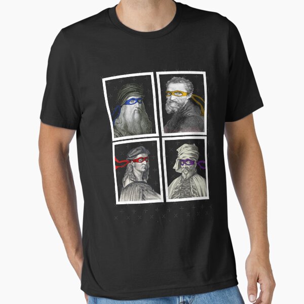 Item preview, Ninja Artists Leonardo Donatello Raphael Michelangelo Parody Renaissance TMNTeonardo Donatello Rapha designed and sold by AUTBLANTON.