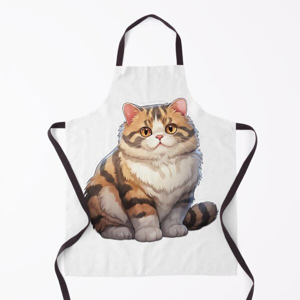 Aperçu de l'œuvre Cute Chubby Cat calico créée et vendue par Redbubblesassy.