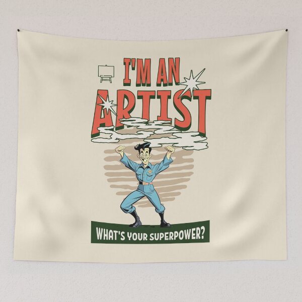 Item preview, I'm an artist. What’s your super power? Best artist gift designed and sold by Zandalus.