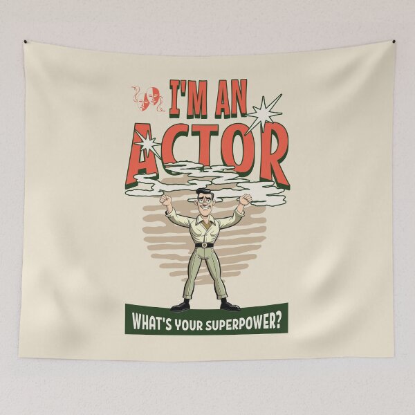 Item preview, I'm an actor. What’s your super power? Best actor gift designed and sold by Zandalus.