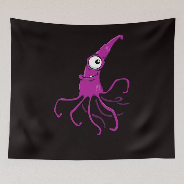 Item preview, Cute Handmade Squid Cartoon Design for Kids and Adults Free Hugs designed and sold by AUTBLANTON.