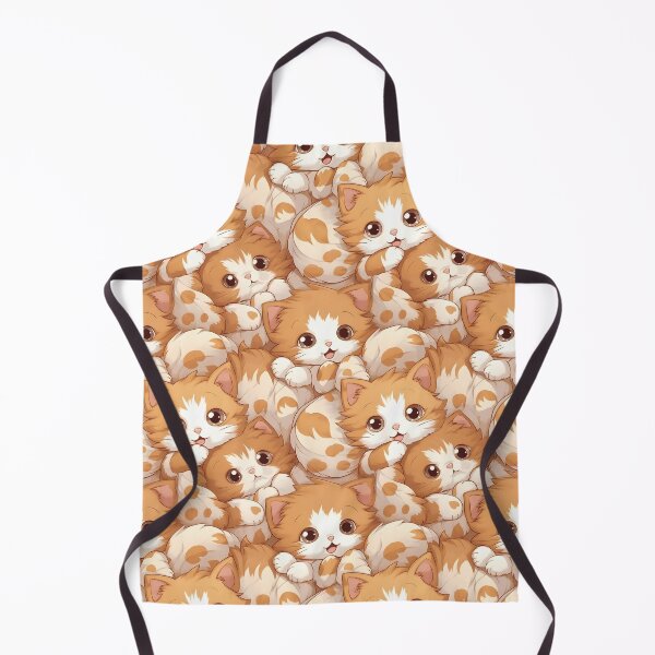 Item preview, Adorable Cat Artistry Seamless Pattern designed and sold by AlienSkinEyes.
