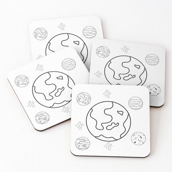 Item preview, doodle planets designed and sold by Ruddean21.