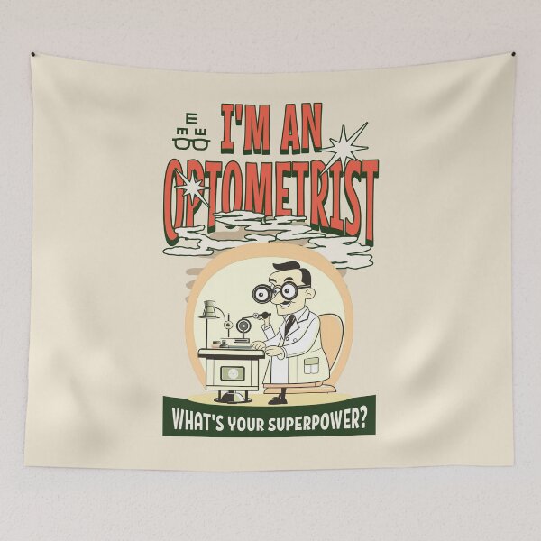 Item preview, I'm an optometrist. What’s your super power? Best optometrist gift designed and sold by Zandalus.