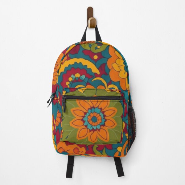 Item preview, Flower Power Colourful Flower Pattern designed and sold by druidwolfart.