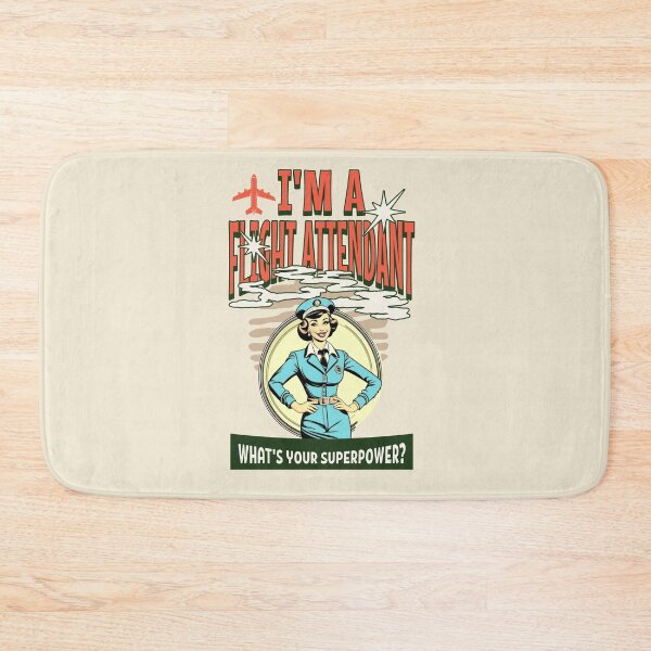 Item preview, I'm a flight attendant. What’s your super power? Best flight attendant gift designed and sold by Zandalus.