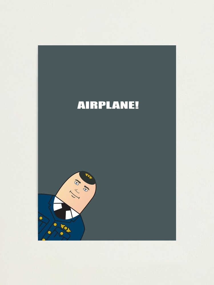 Alternate view of Airplane! - Alternative Movie Poster Photographic Print