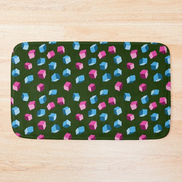 Item preview, Colorful Cubic geometrical pattern - funky careless cubes designed and sold by JyayasiDesigns.