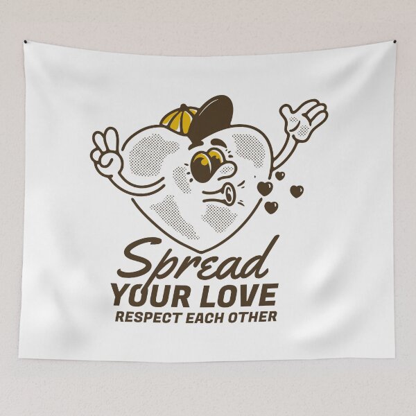 Item preview, Spread your love, respect each other designed and sold by adipra.