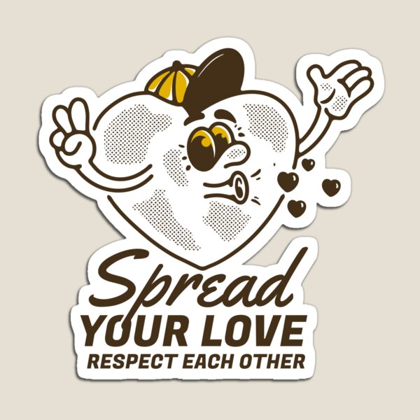 Artikelvorschau, Verbreiten Sie Ihre Liebe, respektieren Sie einander entworfen und verkauft von adipra.