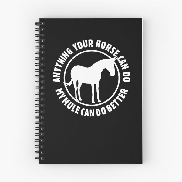 Item preview, Anything Your Horse Can Do, My Mule Can Do Better Nicker Stickers® on Redbubble designed and sold by HollisMonahan69.