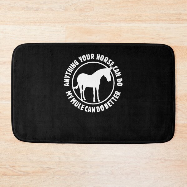 Item preview, Anything Your Horse Can Do, My Mule Can Do Better Nicker Stickers® on Redbubble designed and sold by HollisMonahan69.