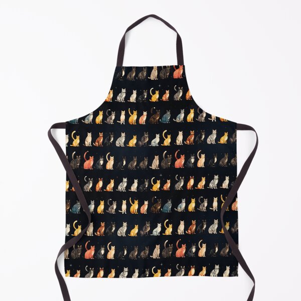 Item preview, Adorable Cat Artistry Seamless Pattern designed and sold by AlienSkinEyes.