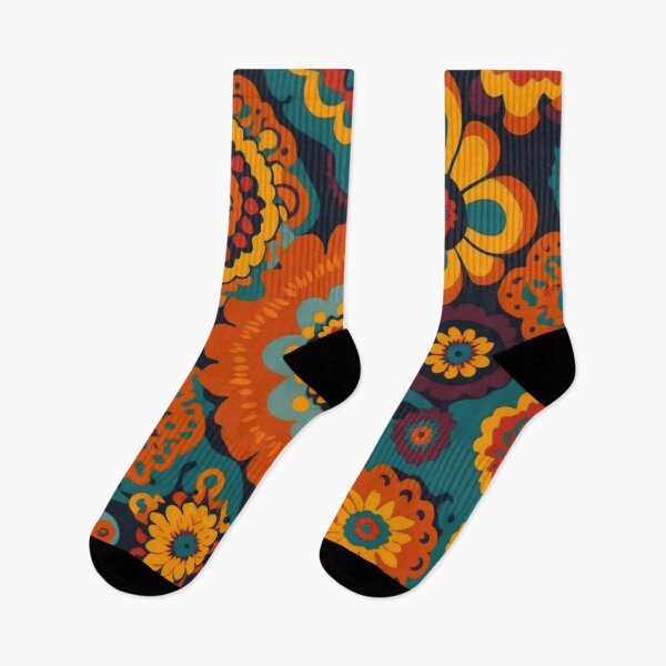 Item preview, Flower Power Colourful Flower Pattern designed and sold by druidwolfart.