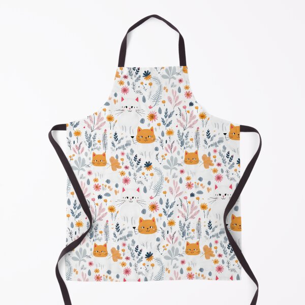 Item preview, Adorable Cat Artistry Seamless Pattern designed and sold by AlienSkinEyes.