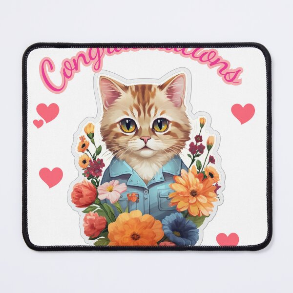Item preview, Cat congratulations to you designed and sold by DedeeArtthai.